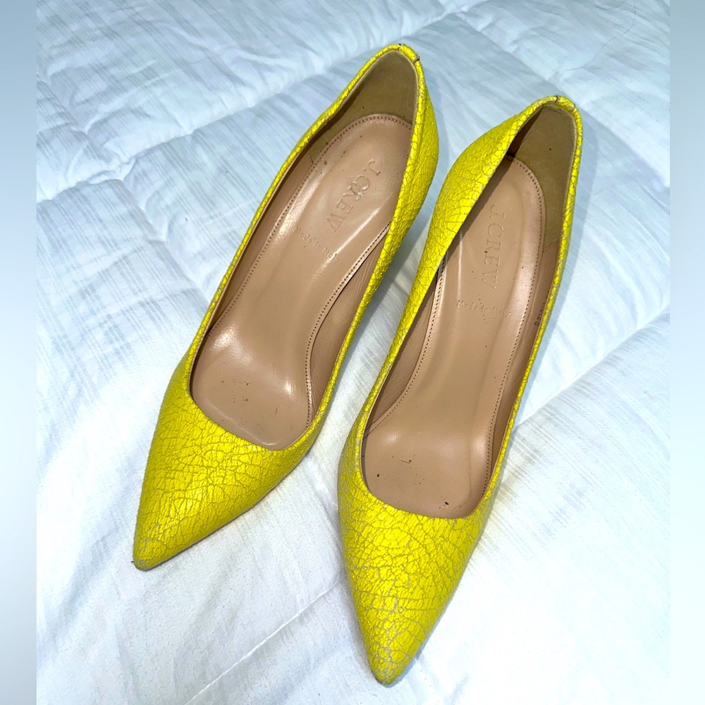 Crew Elsie Crackle Pumps size 6